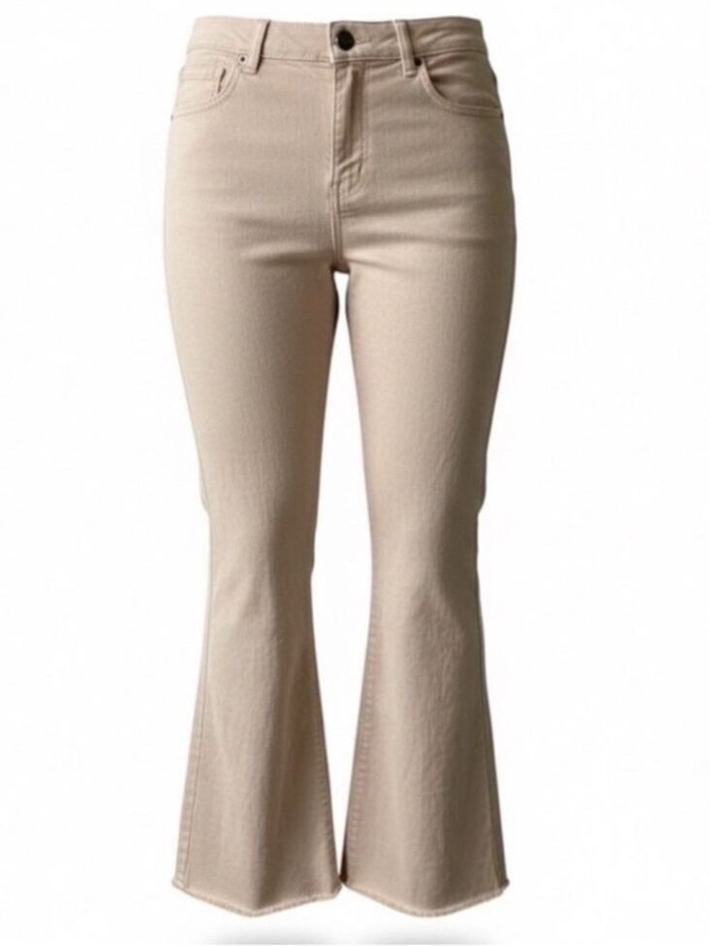 Cotton On Soft Pink Flare Jeans Size 6 | High Rise Vintage Inspired Denim